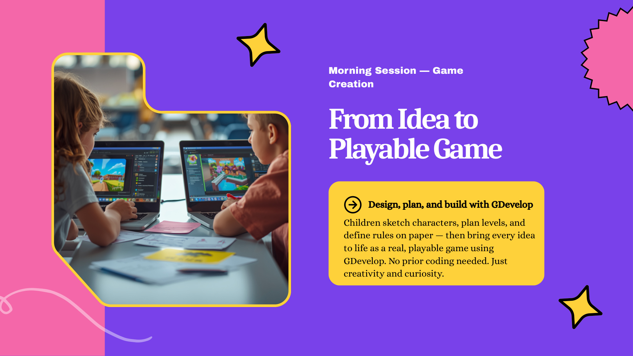 GDevelop game creation overview